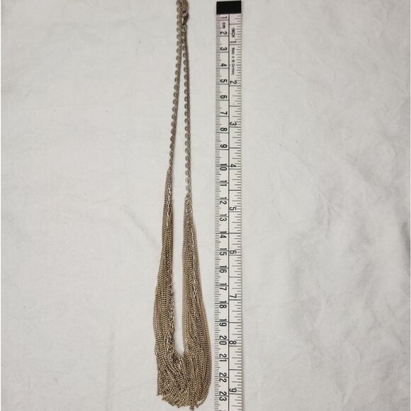 silver Cleopatra festoon necklace - Picture 3 of 5